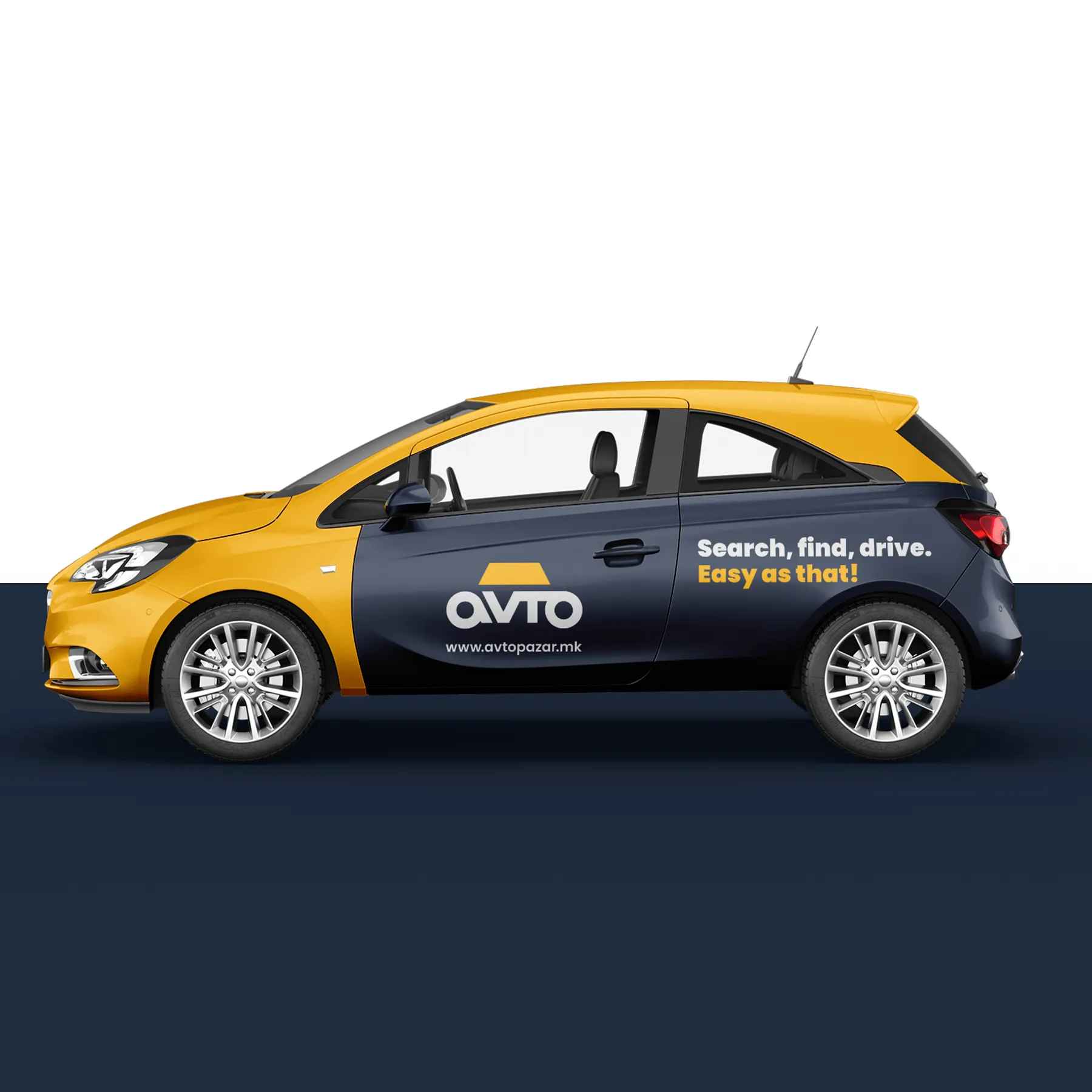 Avto pazar car mockup image
