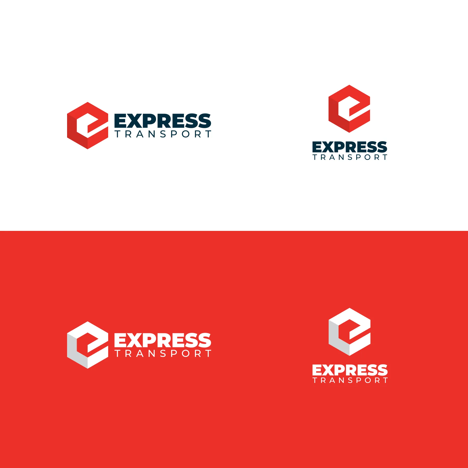 Express Transport logo variations image